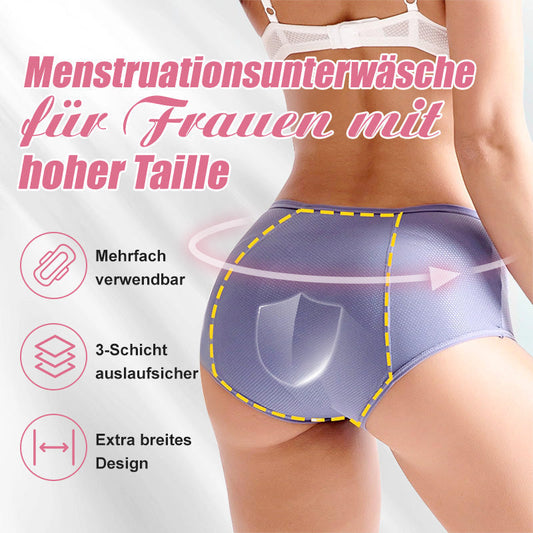 🌸 Bestseller Kaufen Sie 1 erhalten Sie 2 gratis 🌸Hohe Taille Auslaufsicher Höschen