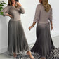 ⚡ Heute halber Preis! 💥Elegante und stilvolle Faltenkleider mit Rundhalsausschnitt für Damen