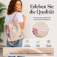 Rucksack aus wasserfestem Oxford-Stoff mit Blumenstickerei