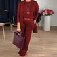 ⏳Begrenzte Zeit 70% Rabatt💥Elegantes 3-teiliges Set: Langer Cardigan, Oberteil und Hose