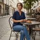 🌸 Frühjahrsverkauf 50% RABATT 👕 Modisches lockeres einfarbiges Kurzarm-Oberteil