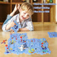 🧩Kinder Lernspielzeug Puzzle-Autobahn-Spielset🧩