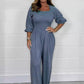 🔥 NEUVERKAUF 2025 - 50% RABATT 🔥 Damen-Sommer-Jumpsuit mit elastischem Bund