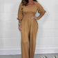 🔥 NEUVERKAUF 2025 - 50% RABATT 🔥 Damen-Sommer-Jumpsuit mit elastischem Bund