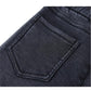 Damen Hoch Taille Schlank Dehnen Warme Röhrenjeans
