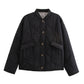 ❄️Winterschlussverkauf 50% Rabatt🔥Damenmode Warm Button Down Cropped Jacke
