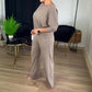 ⏳Begrenzte Zeit 70% Rabatt💥Elegantes 3-teiliges Set: Langer Cardigan, Oberteil und Hose