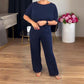 ⏳Begrenzte Zeit 70% Rabatt💥Elegantes 3-teiliges Set: Langer Cardigan, Oberteil und Hose