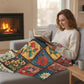 🔥2026 Neuheiten, 50 % Rabatt!🎁Kuschelige und weiche Flanelldecke mit Blumenmuster🦜