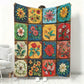 🔥2026 Neuheiten, 50 % Rabatt!🎁Kuschelige und weiche Flanelldecke mit Blumenmuster🦜
