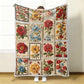 🔥2026 Neuheiten, 50 % Rabatt!🎁Kuschelige und weiche Flanelldecke mit Blumenmuster🦜