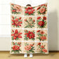 🔥2026 Neuheiten, 50 % Rabatt!🎁Kuschelige und weiche Flanelldecke mit Blumenmuster🦜