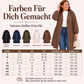 📢📢50%Rabatt!!!💎Legere, mittellange Kapuzenjacke für Damen in lockerer Passform