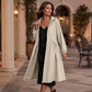 📢📢50%Rabatt!!!💎Legere, mittellange Kapuzenjacke für Damen in lockerer Passform
