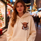 🐮 50 % RABATT | Kuschelig durch kalte Tage – Damen Hoodie mit Highland-Kuh-Motiv & Fleecefutter