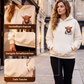 🐮 50 % RABATT | Kuschelig durch kalte Tage – Damen Hoodie mit Highland-Kuh-Motiv & Fleecefutter