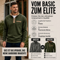Herren-Pullover mit Viertelreißverschluss und warmer Fütterung
