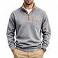 Herren-Pullover mit Viertelreißverschluss und warmer Fütterung