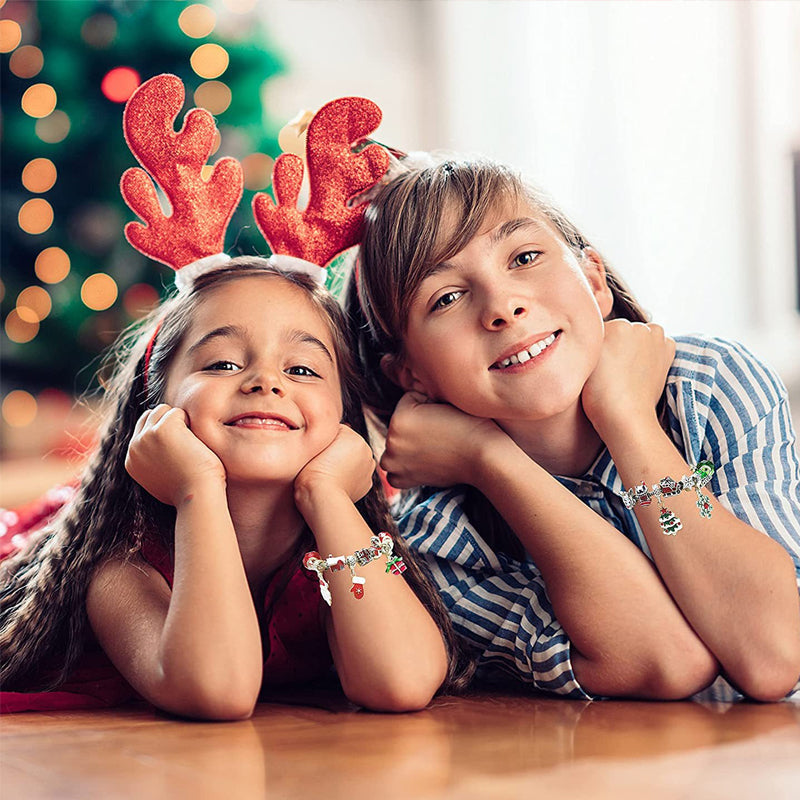 24 Tage Countdown-Kalender DIY Weihnachten Adventskalender Armbänder Set-2