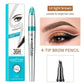 3D Wasserdichter Microblading Augenbrauenstift mit 4-Zacken Spitze Tattoo-Bleistift