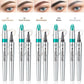 3D Wasserdichter Microblading Augenbrauenstift mit 4-Zacken Spitze Tattoo-Bleistift
