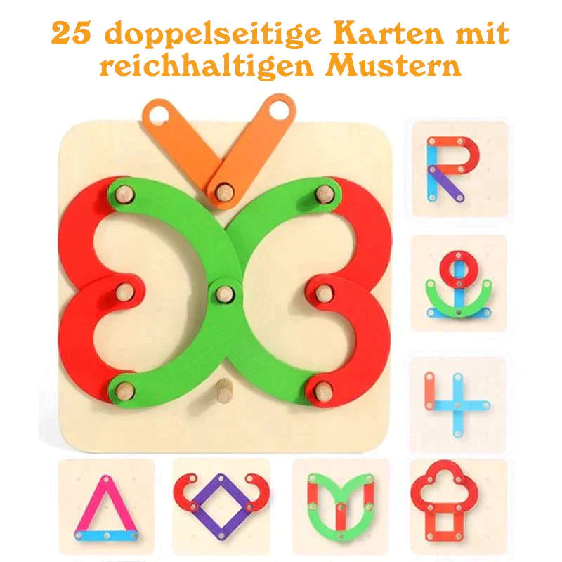 Montessori-Steckbrettpuzzle 🎅Weihnachtsgeschenkidee!🎁Kostenloser Versand-12