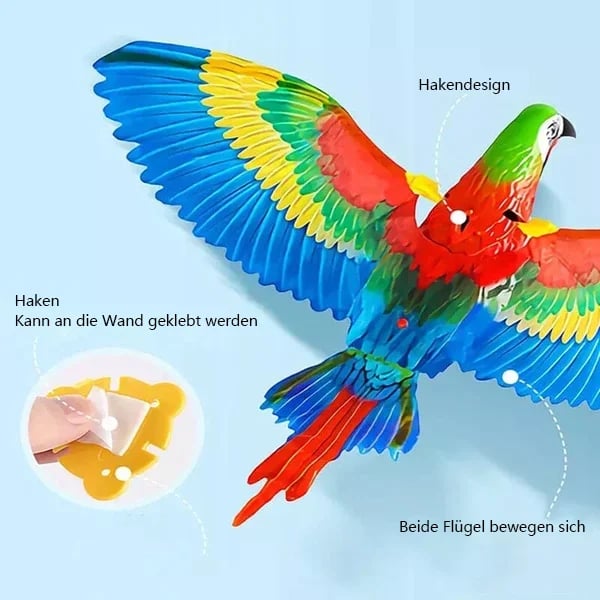 🔥Heiss-49% Rabatt🔥Vogelsimulation Interaktives Hängendes Fliegendes Spielzeug-3